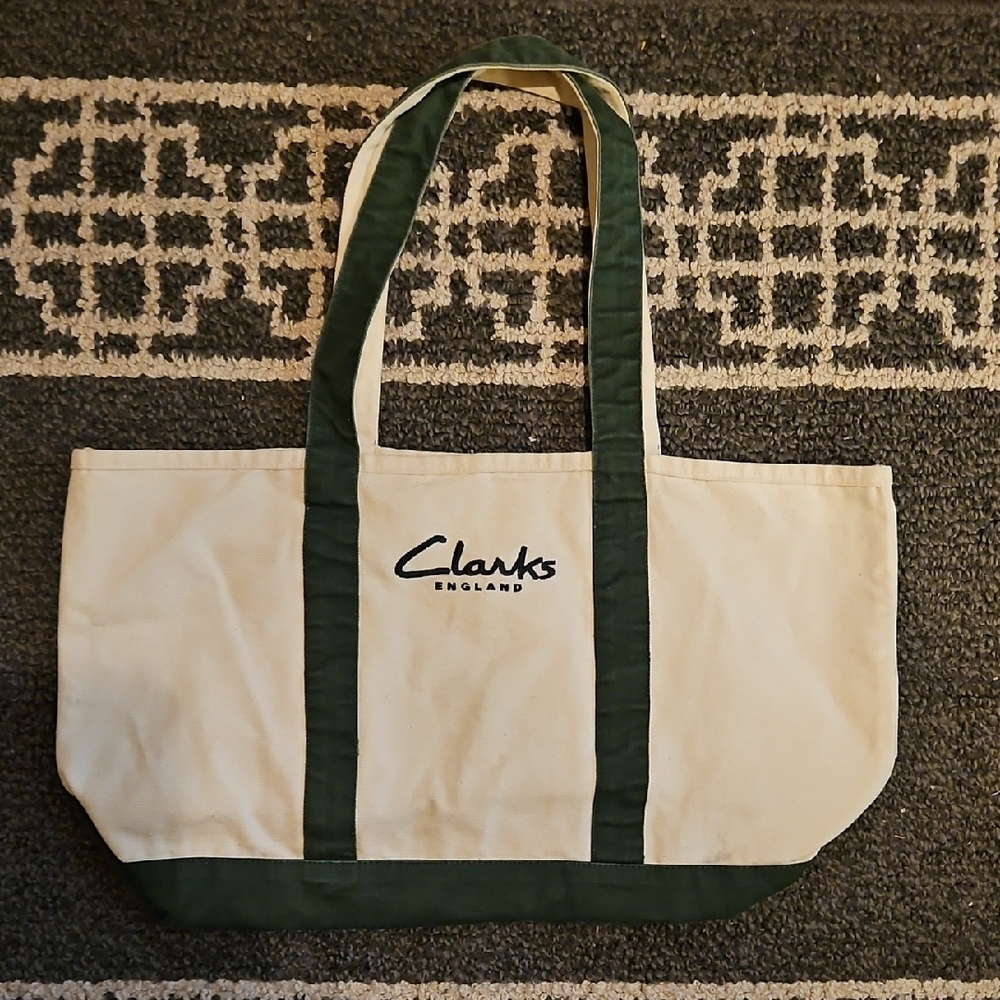 Clarks England Canvas Tote Bag